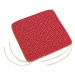 Bellatex Adéla hladký - 40 × 40 cm, hladký - červená kytička