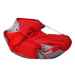 BeanBag Sedací vak 189×140 duo scarlet rose - gray