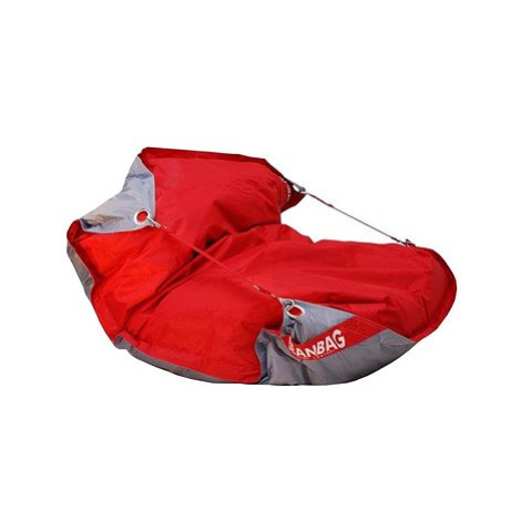 BeanBag Sedací vak 189×140 duo scarlet rose - gray