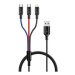 Connect IT CCA-2051-BK 3in1 USB-C & Micro USB & Lightning, 1,2m Černá