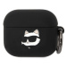 Karl Lagerfeld 3D Logo NFT Choupette Head Silikonové Pouzdro pro Airpods 3 Black