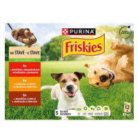 Friskies Adult lahodný výběr ve šťávě 12 × 85 g