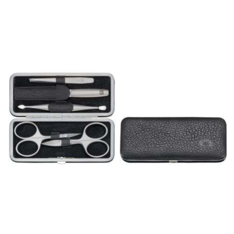 Zwilling Beauty Zwilling BT TWINOX manikúra 5 ks kůže Yak černá (piln.,pinz.,nástroj 2v1, 2x nůž