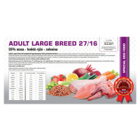 Hypoalergenní granule Adult Large Breed 27/16 1 kg