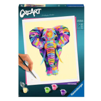 CreArt omalovánka: Elephant 289950 RAVENSBURGER malování podle čísel