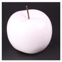 Keramické jablko bílé 15cm