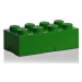 Lego® svačinový box tmavě zelený
