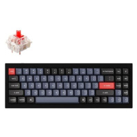 Keychron QMK Q7 70% Gateron G Pro Hot-Swappable Red Switch Mechanical, Black - US