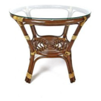 Ratanový obývací stolek BAHAMA - tmavý med
