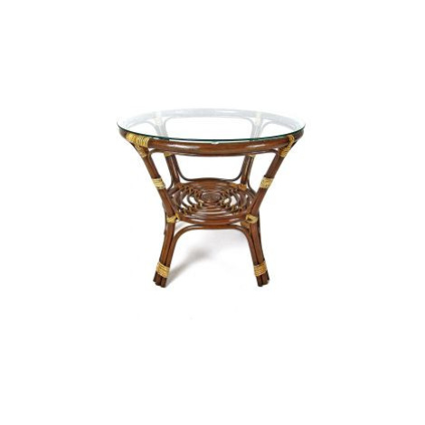 Ratanový obývací stolek BAHAMA - tmavý med FOR LIVING