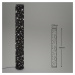 BRILONER LED stojací svítidlo pr. 13 cm 12W 1100lm černá BRILO 1388-015