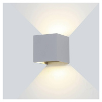 LED Wall Light Grey Body čtvercové