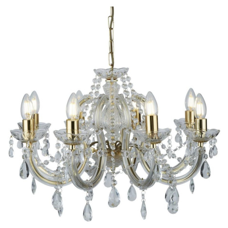Searchlight 699-8 - Křišťálový lustr na řetězu MARIE 8xE14/40W/230V 699-8
