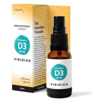 Viridian Vitamin D3 2000 IU Spray 20 ml
