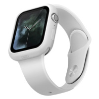 Uniq silikonové pouzdro Lino pro Apple Watch série 4/5 (40 mm), bílá UNIQ-40MM-LINOWHT