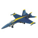 Snap Kit MONOGRAM letadlo 1185 -  F-18 'Blue Angels' (1:72)