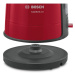 Rychlovarná konvice Bosch TWK6A014, červená/černá, 1,7l