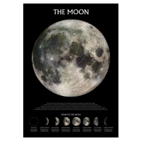 Plakát, Obraz - měsíc, 61x91.5 cm