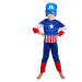 bHome Dětský kostým Kapitán Amerika s maskou 110-122 M