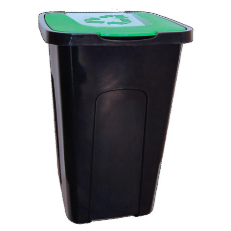 Koš 50l pro třídění odpadu zelený BAUMAX