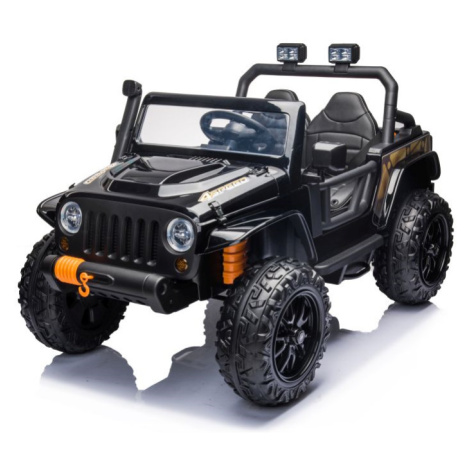 Mamido Elektrické autíčko Jeep 4Speed 4x45W černé