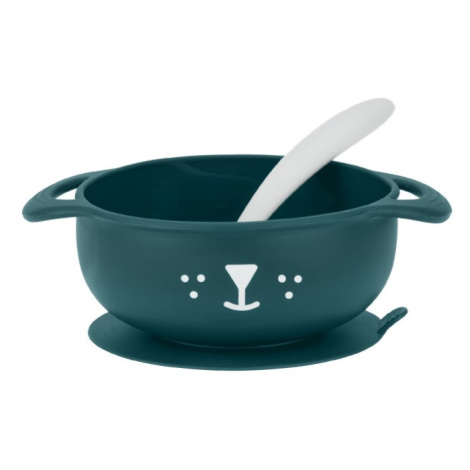 Babymoov silikonová miska s přísavkou a lžičkou TAST´ISY KIT Dog