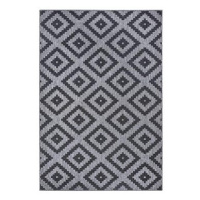 NORTHRUGS Kusový koberec Twin-Wendeteppiche 105461 Night Silver, 120 × 170 cm
