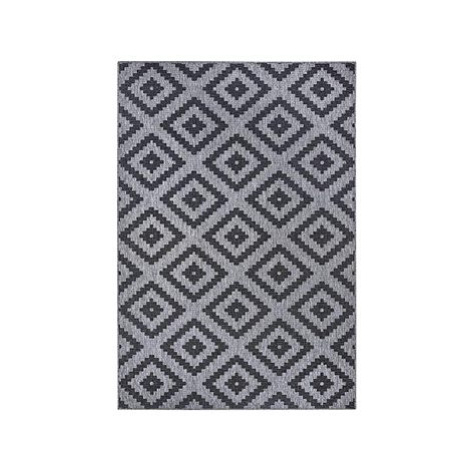 NORTHRUGS Kusový koberec Twin-Wendeteppiche 105461 Night Silver, 120 × 170 cm