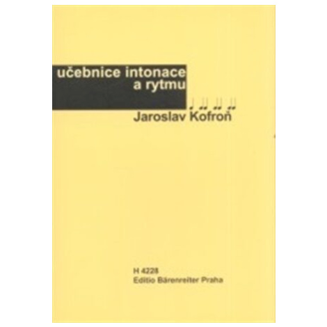 Učebnice intonace a rytmu - Jaroslav Kofroň Bärenreiter