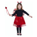 JUNIOR - Dětský kostým Beruška (sukně, křídla, čelenka, hůlka), velikosť 90 - 120 cm