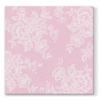 PAW - Ubrousky AIRLAID L 40x40cm Soft Lace Rosa