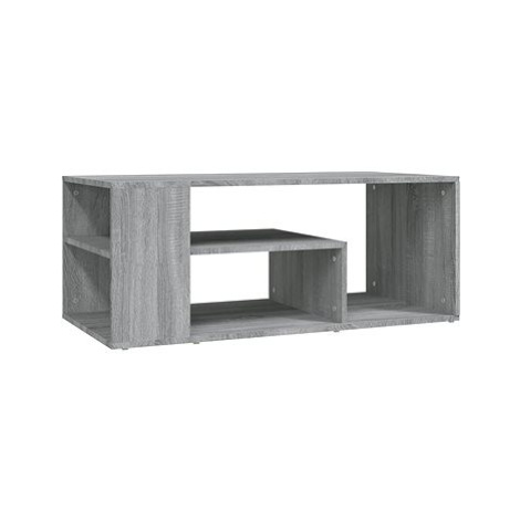 Shumee Konferenční stolek šedý sonoma 100 × 50 × 40 cm kompozitní dřevo