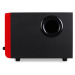 OneConcept V51, aktivní 5.1 systém, USB, SD, AUX, červený