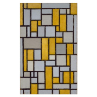 Obrazová reprodukce Composition with Grid 1, Mondrian, Piet, 26.7 × 40 cm