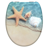 WC sedátko Beach - mořská hvězdice, duroplast, soft close (SCHÜTTE BEACH)