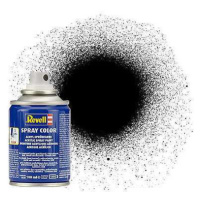 Barva Revell ve spreji - 34302: hedvábná černá (black silk)