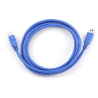 Kabel CABLEXPERT CCP-USB3-AMBM-6 USB A-B 1,8m 3.0, modrý