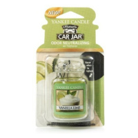 YANKEE CANDLE Luxusní visačka do auta Vanilka s limetkou (Vanilla Lime) 1 ks