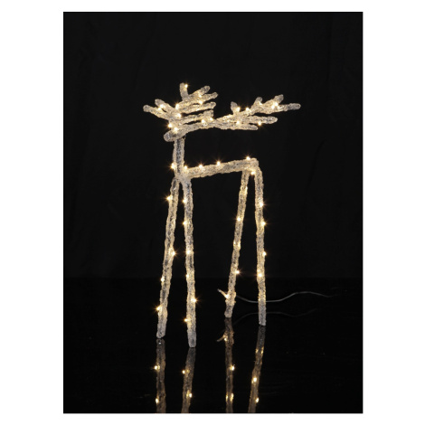 Světelná dekorace výška 30 cm STAR TRADING Icy - čirá