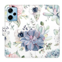 iSaprio flip pouzdro Succulents pro Xiaomi Redmi Note 12 Pro+ 5G