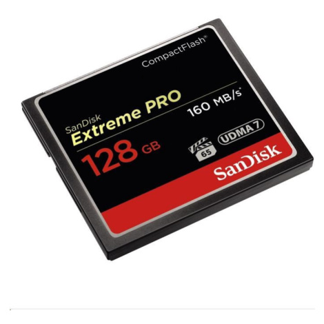 SanDisk Compact Flash 128GB Extreme Pro (160MB/s) VPG 65, UDMA 7