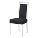 Jídelní židle ROMA 5 bílá/černá
