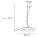 LEDS-C4 LEDS-C4 Noway Big stmívací, decentrální, černá