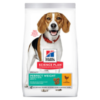 Hill's Science Plan Canine Adult Perfect Weight Medium Chicken - 12 kg