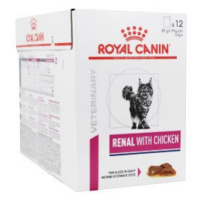 Royal Canin Veterinary Royal Canin VD Feline Renal 12x85g kuře kapsa