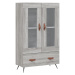 vidaXL Skříň highboard šedá sonoma 69,5 x 31 x 115 cm kompozitní dřevo