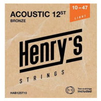 Henry's Strings 12ST Bronze 10 47