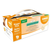 Kapsičky IAMS mořské a suchozem. maso v omáčce multipack 4080g (48x85gr)