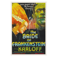 Ilustrace The Bride of Frankenstein, 26.7 × 40 cm