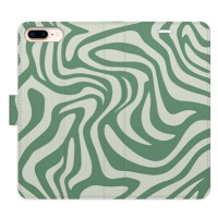 iSaprio Flip pouzdro Zebra Green 02 pro iPhone 7 Plus